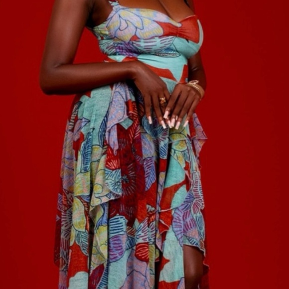 Studio Bonita Tropical Midi Dress - Picture 2 of 2